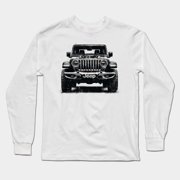 Jeep Gladiator Long Sleeve T-Shirt by Vehicles-Art